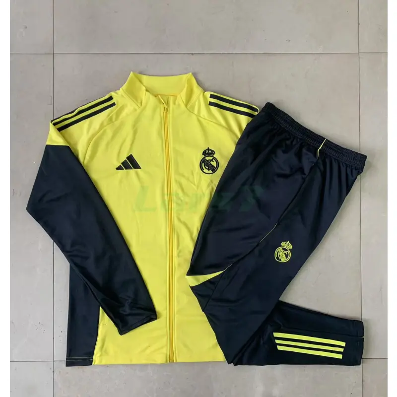 Chandal Real Madrid 2025/2026 Amarillo/Negro Chandal Real Madrid 2025/2026 Amarillo/Negro