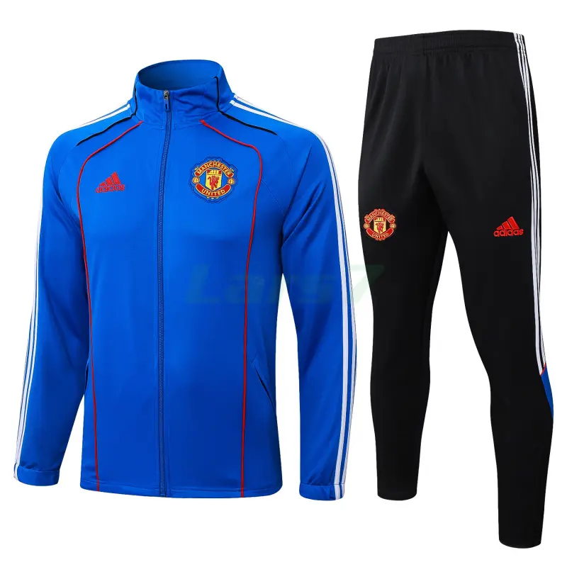 Chaqueta Manchester United 2025/2026 Azul Real Chaqueta Manchester United 2025/2026 Azul Real