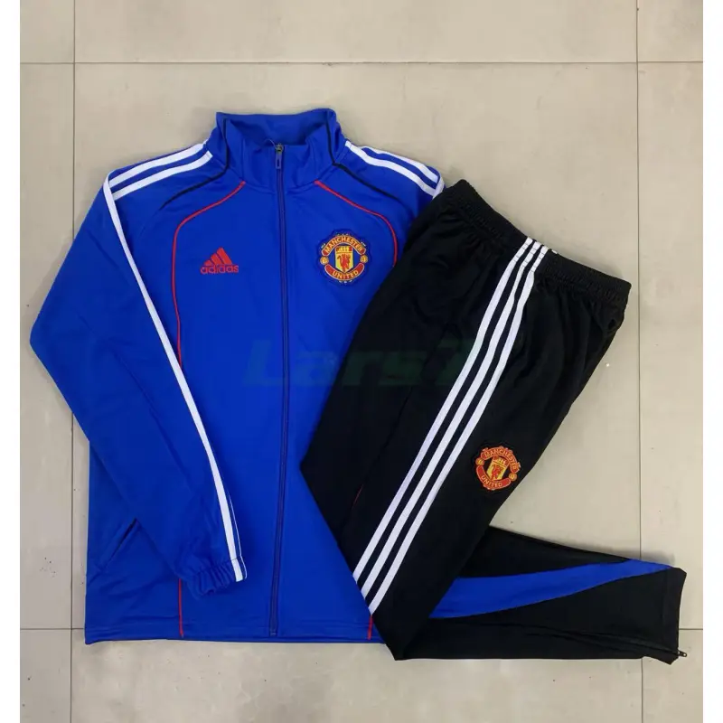 Chaqueta Manchester United 2025/2026 Azul Real Chaqueta Manchester United 2025/2026 Azul Real