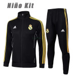 Chandal Real Madrid 2025/2026 Niño Negro Chandal Real Madrid 2025/2026 Niño Negro