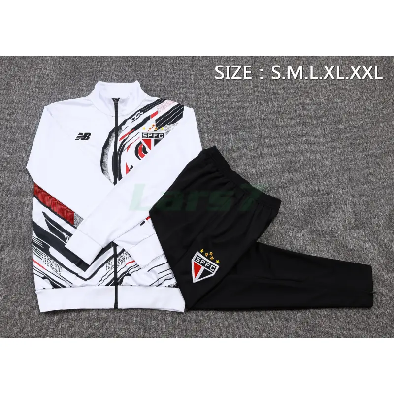 Chandal São Paulo 2025/2026 Blanco con Estampado Chandal São Paulo 2025/2026 Blanco con Estampado