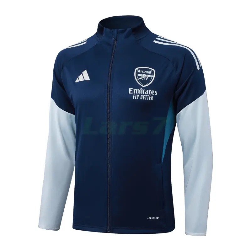 Chaqueta Arsenal 2025/2026 Azul Oscuro/Gris Claro Chaqueta Arsenal 2025/2026 Azul Oscuro/Gris Claro