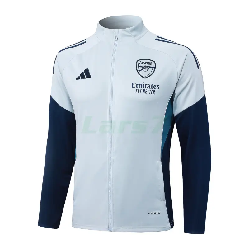 Chaqueta Arsenal 2025/2026 Gris Claro/Azul Oscuro