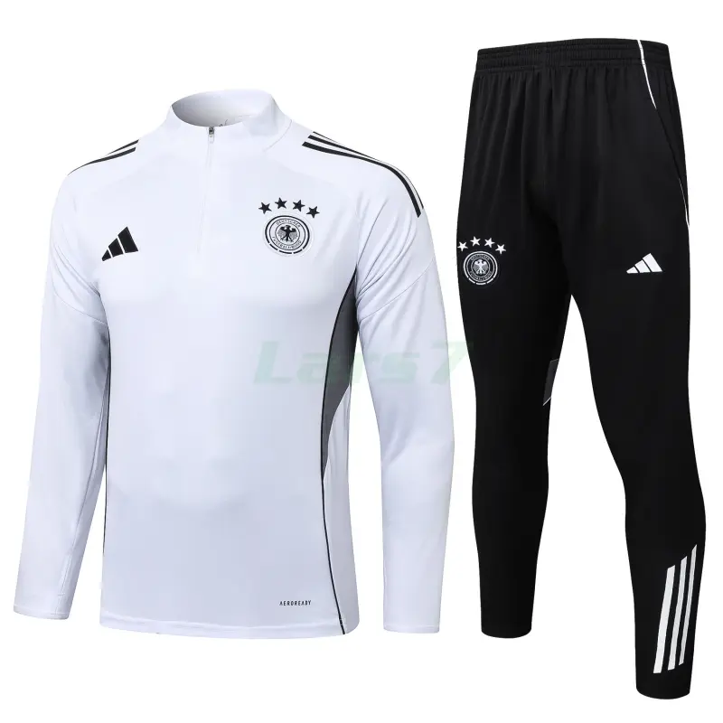 Sudadera De Entrenamiento Alemania 2025 Kit Blanco/Gris