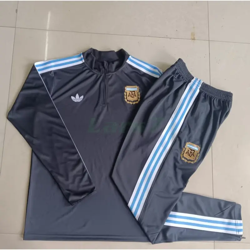 Sudadera De Entrenamiento Argentina 2025 Gris Oscuro