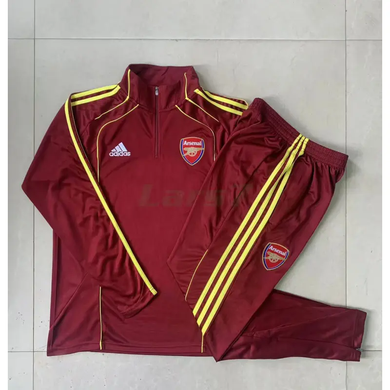 Sudadera De Entrenamiento Arsenal 2025/2026 Borgoña/Amarillo
