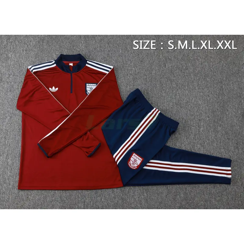 Sudadera De Entrenamiento Arsenal 2025/2026 Kit Borgoña/Azul
