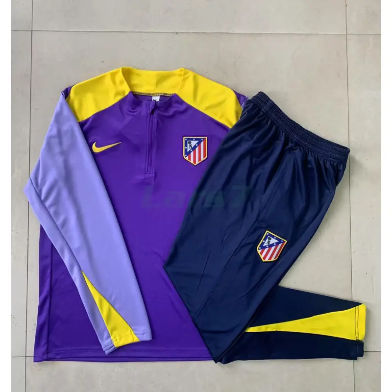 Sudadera De Entrenamiento Atlético de Madrid 2025/2026 Morado/Amarillo