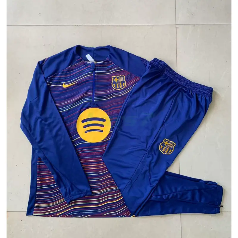 Sudadera De Entrenamiento Barcelona 2025/2026 Azul con Estampado