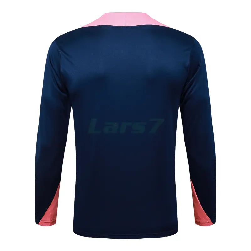 Sudadera De Entrenamiento Barcelona 2025/2026 Azul Oscuro/Rosa
