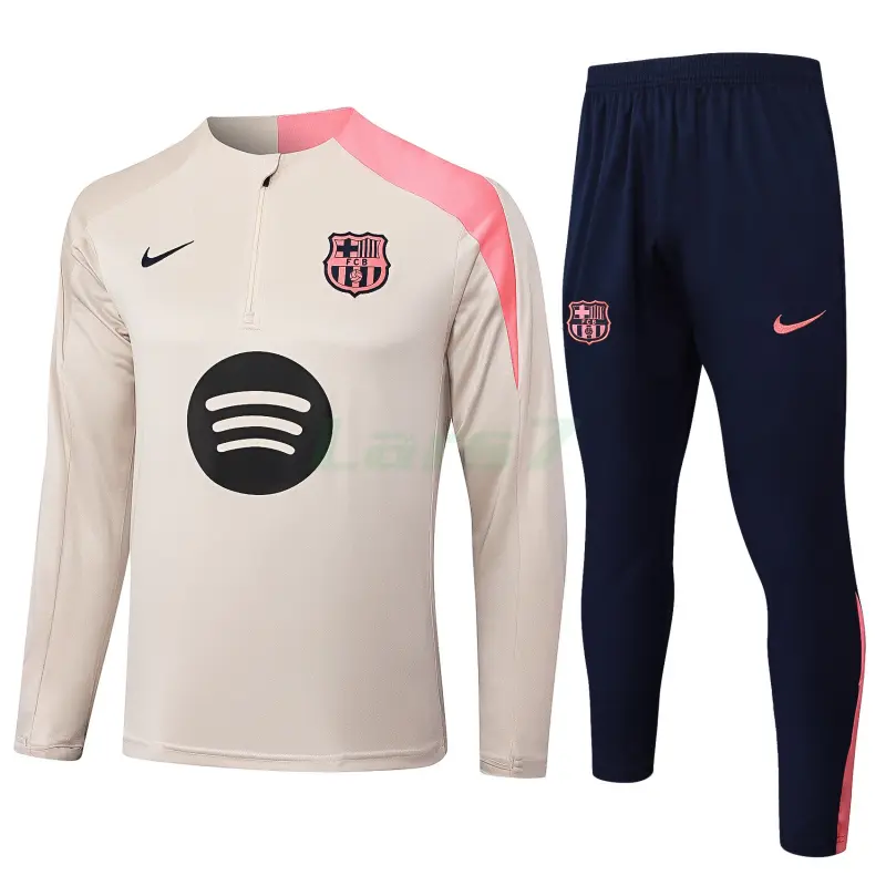 Sudadera De Entrenamiento Barcelona 2025/2026 Kit Beige/Rosa