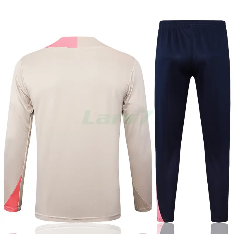 Sudadera De Entrenamiento Barcelona 2025/2026 Kit Beige/Rosa