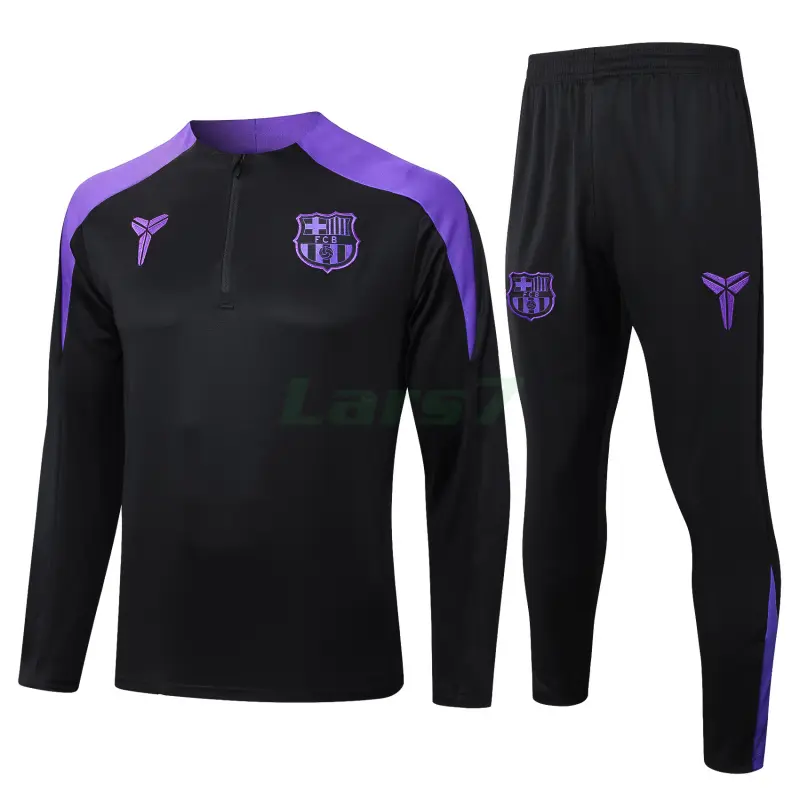 Sudadera De Entrenamiento Barcelona 2025/2026 Kit Negro/Morado