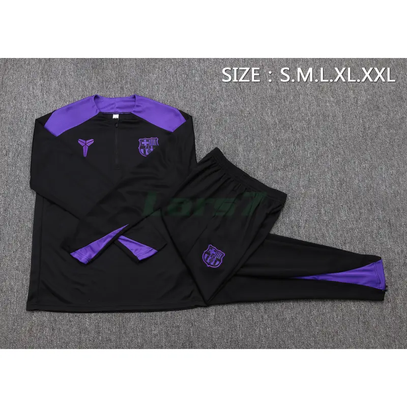 Sudadera De Entrenamiento Barcelona 2025/2026 Negro/Morado