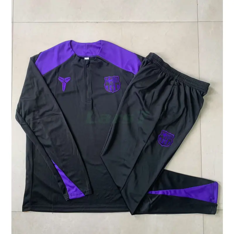 Sudadera De Entrenamiento Barcelona 2025/2026 Negro/Morado