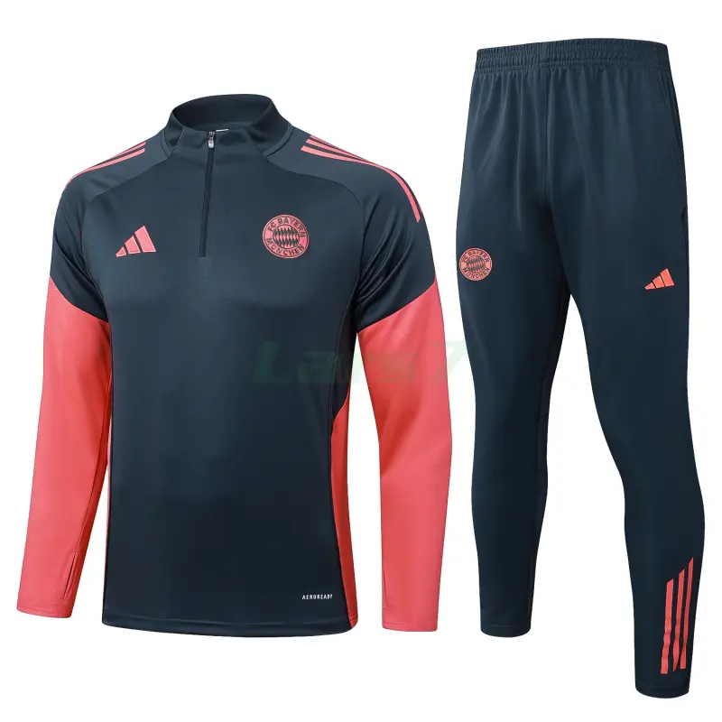 Sudadera De Entrenamiento Bayern Múnich 2025/2026 Gris Oscuro/Naranja
