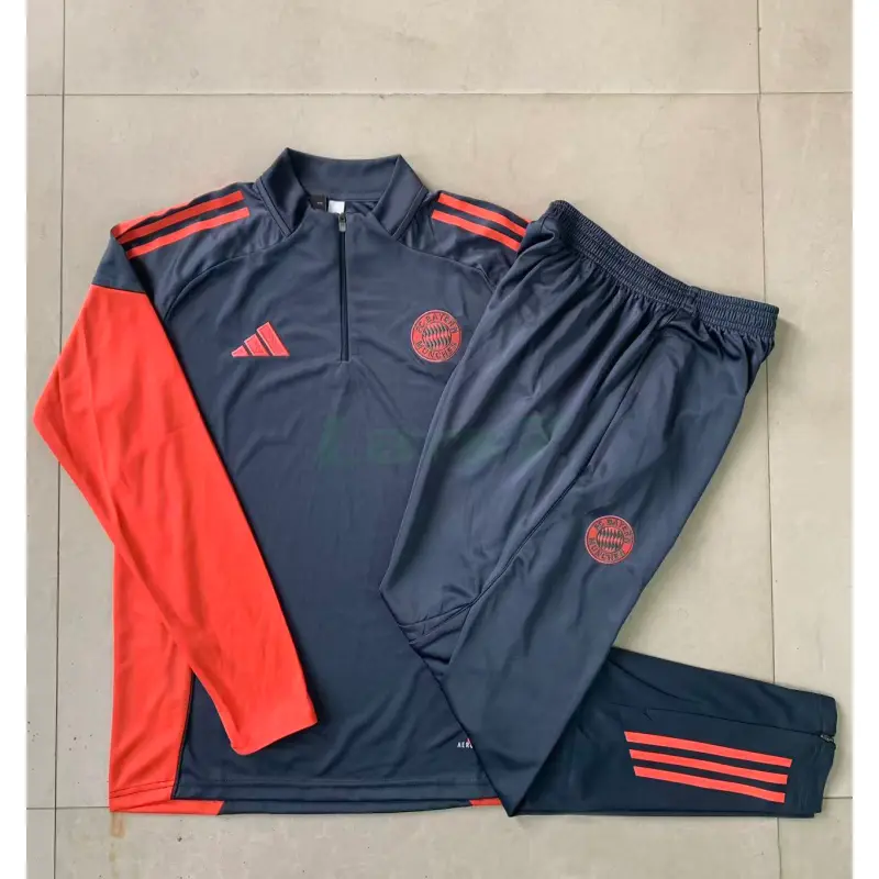 Sudadera De Entrenamiento Bayern Múnich 2025/2026 Gris Oscuro/Naranja