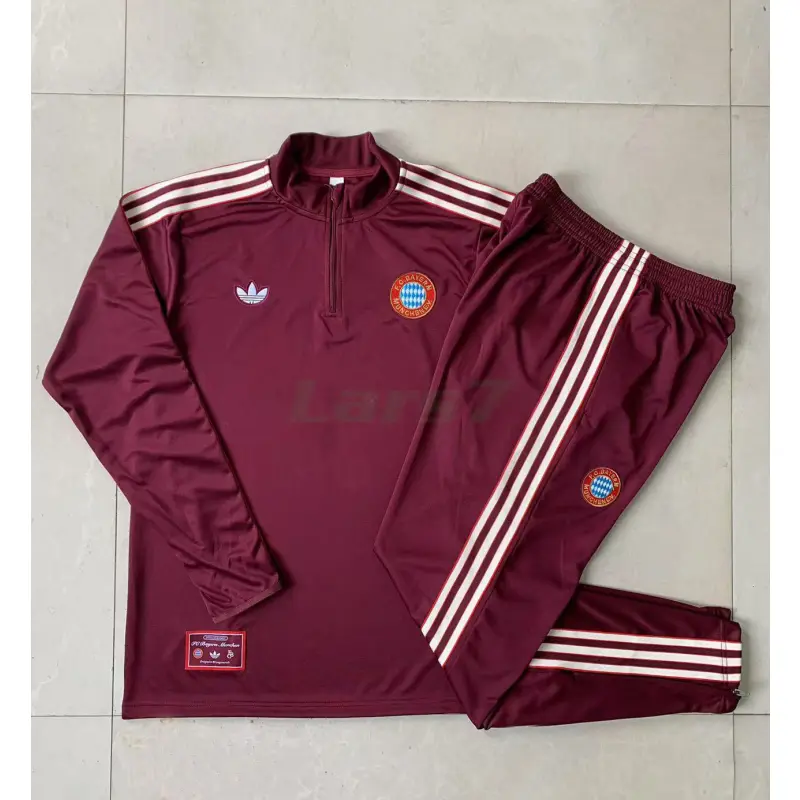 Sudadera De Entrenamiento Bayern Múnich 2025/2026 Retro Borgoña