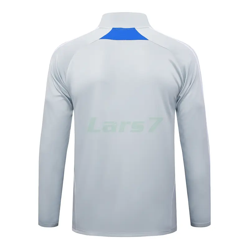 Sudadera De Entrenamiento Bayern Múnich 2025/2026 Retro Gris Claro/Azul