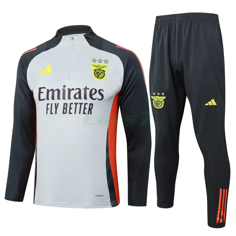 Sudadera De Entrenamiento Benfica 2025/2026 Kit Gris/Negro