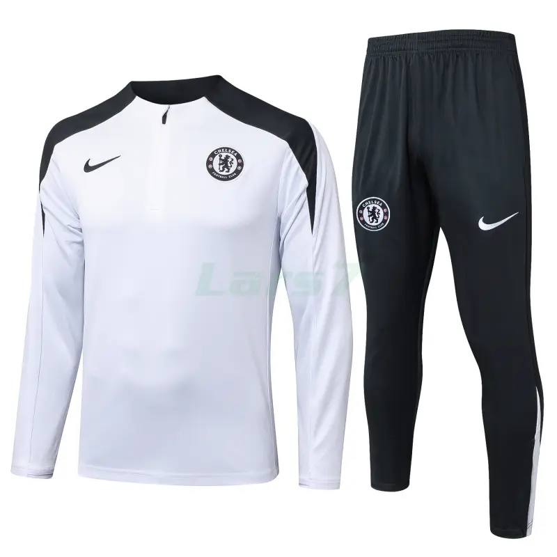 Sudadera De Entrenamiento Chelsea 2025/2026 Kit Blanco/Negro
