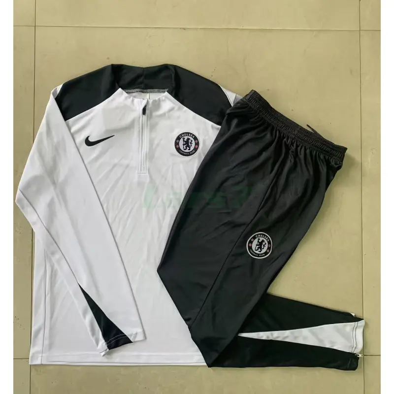 Sudadera De Entrenamiento Chelsea 2025/2026 Blanco/Negro