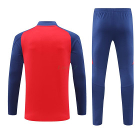 Sudadera de Entrenamiento España 2024 Kit Rojo/Azul Oscuro