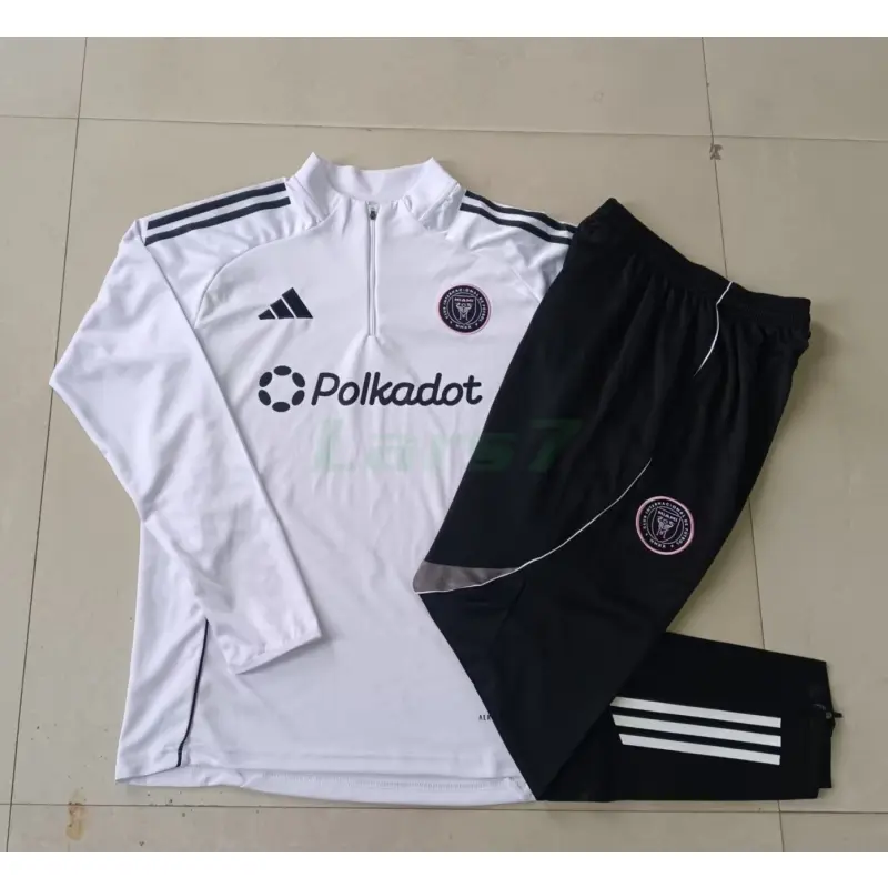 Sudadera De Entrenamiento Inter Miami 2025/2026 Kit Blanco/Gris