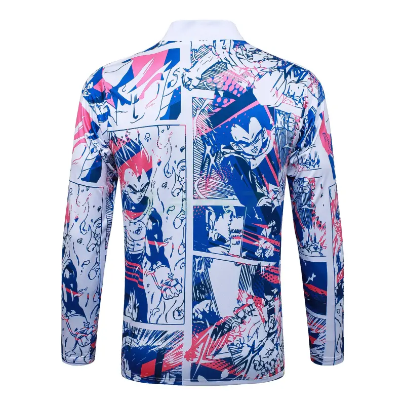 Sudadera De Entrenamiento Japón 2025 Blanco con Estampado de Dibujos Animados