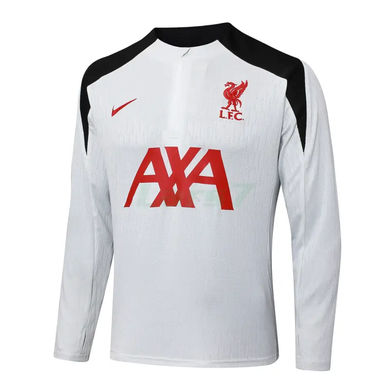 Sudadera De Entrenamiento Liverpool 2025/2026 Blanco/Negro