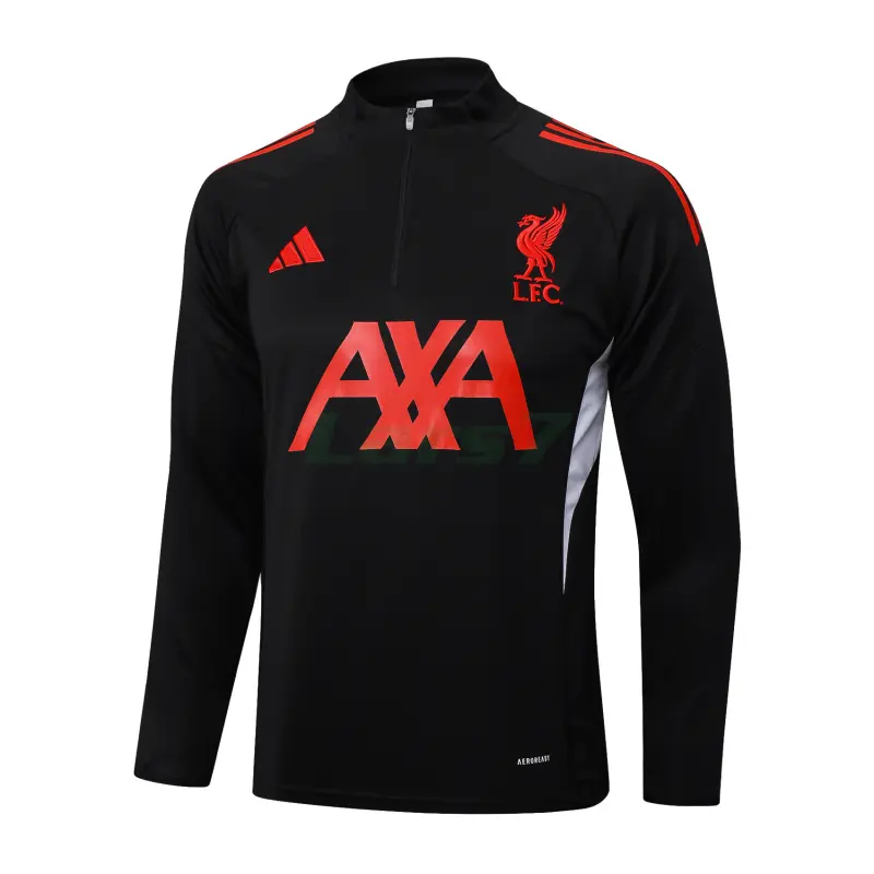 Sudadera De Entrenamiento Liverpool 2025/2026 Negro/Rojo
