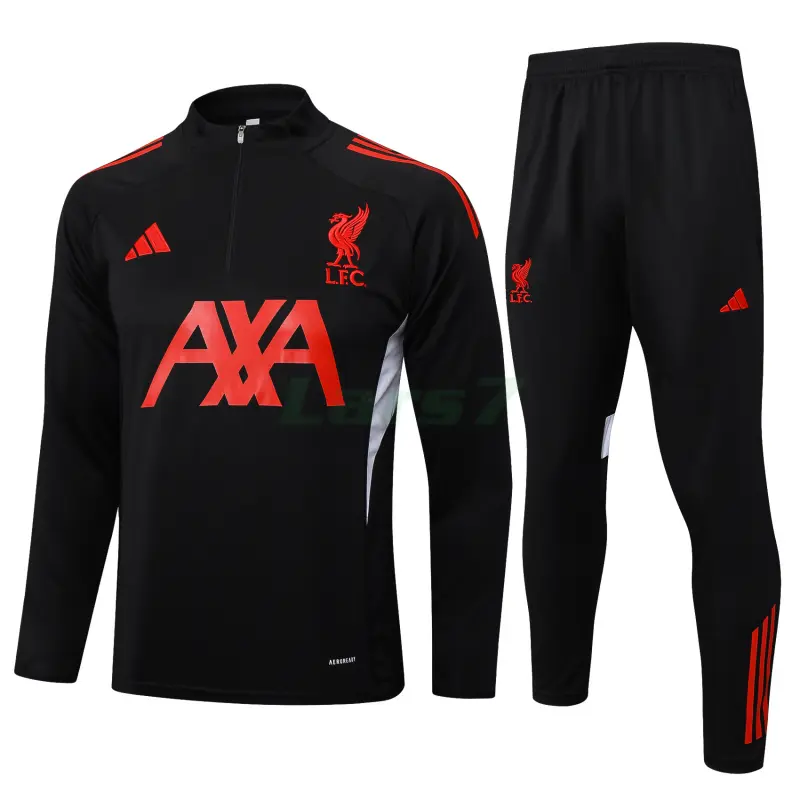Sudadera De Entrenamiento Liverpool 2025/2026 Negro/Rojo