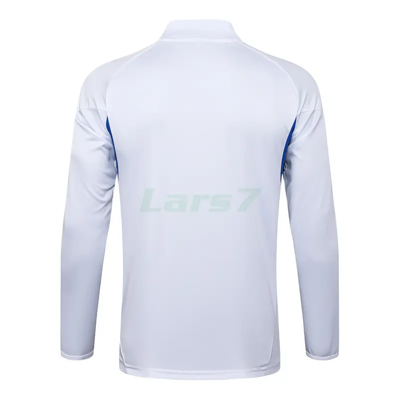 Sudadera De Entrenamiento Manchester United 2025/2026 Blanco/Azul