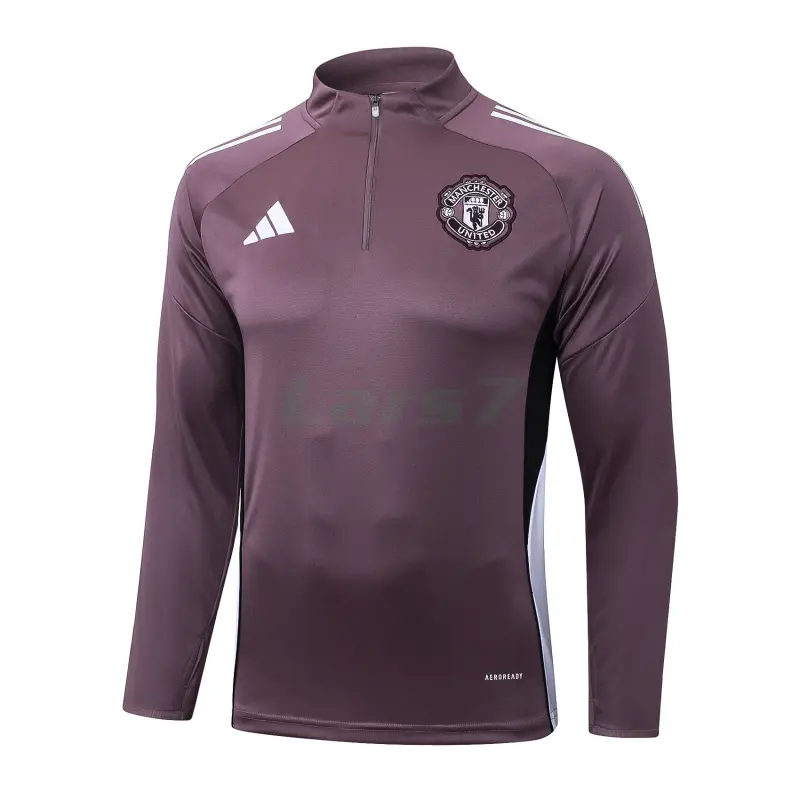 Sudadera De Entrenamiento Manchester United 2025/2026 Morado Grisáceo