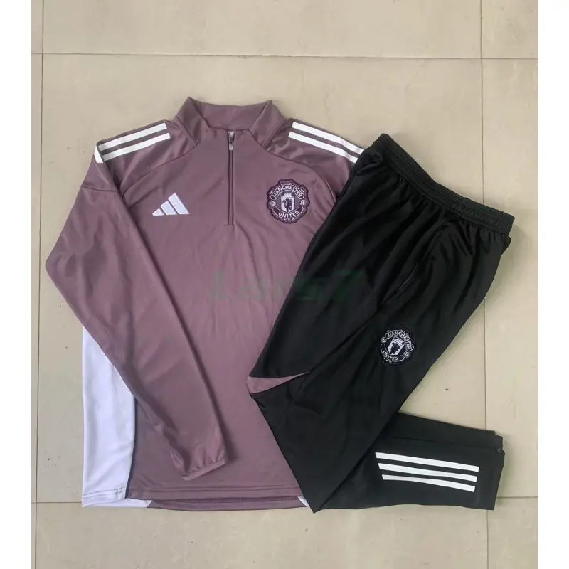 Sudadera De Entrenamiento Manchester United 2025/2026 Kit Morado Grisáceo