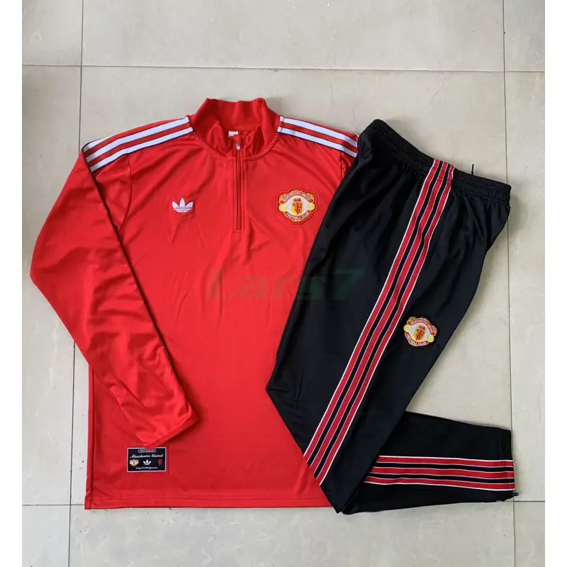 Sudadera De Entrenamiento Manchester United 2025/2026 Retro Rojo