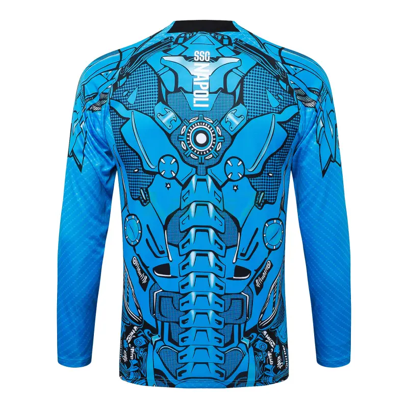 Sudadera De Entrenamiento Napoli 2025/2026 Azul con Estampado