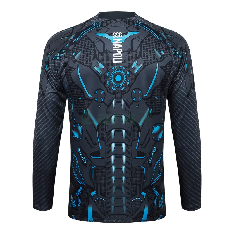 Sudadera De Entrenamiento Napoli 2025/2026 Negro con Estampado