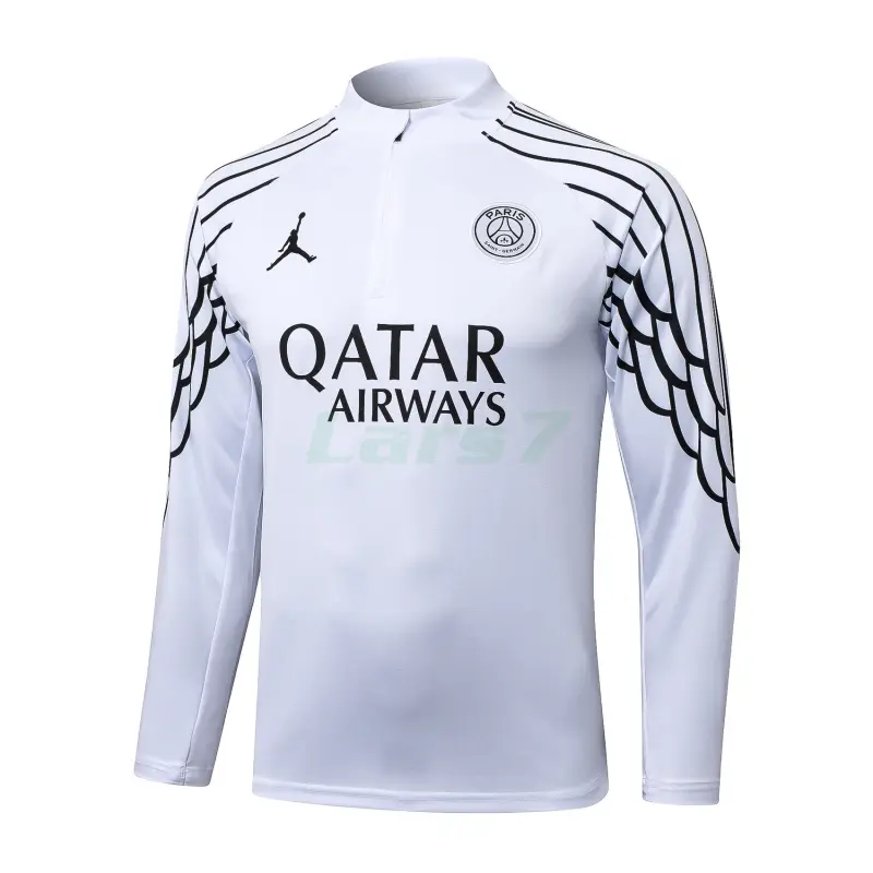 Sudadera De Entrenamiento PSG 2025/2026 Blanco con Estampado