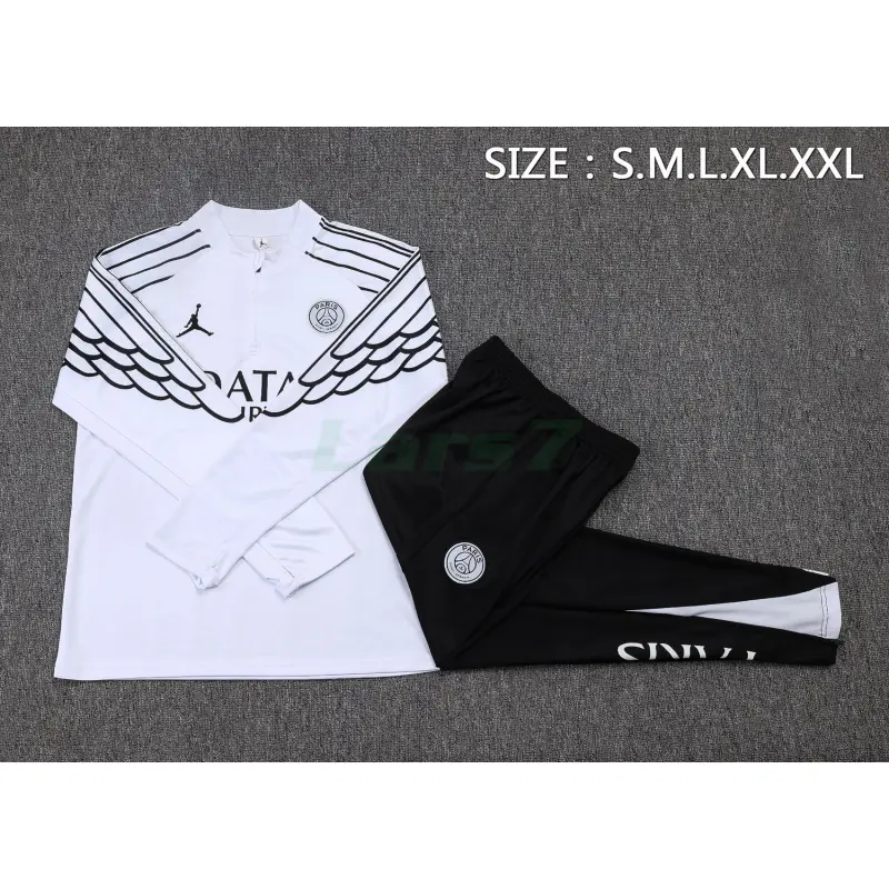 Sudadera De Entrenamiento PSG 2025/2026 Blanco con Estampado