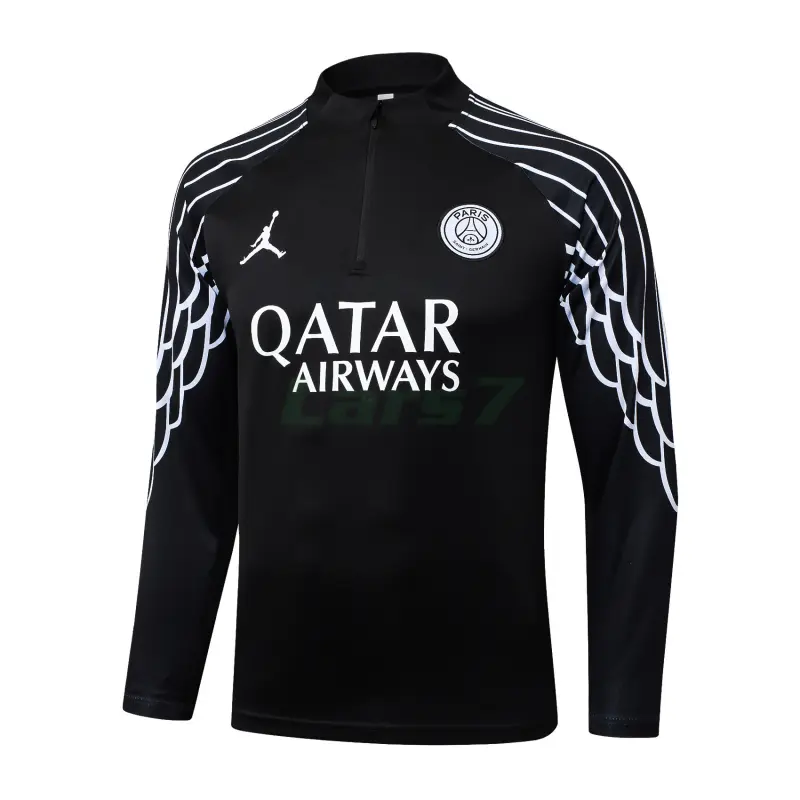 Sudadera De Entrenamiento PSG 2025/2026 Negro con Estampado