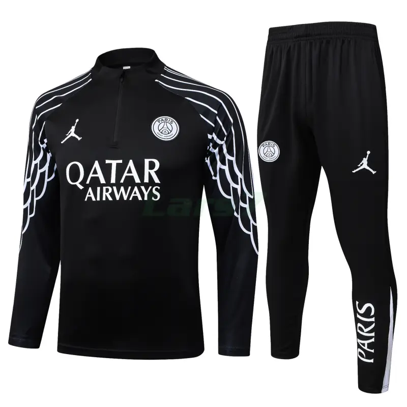 Sudadera De Entrenamiento PSG 2025/2026 Negro con Estampado