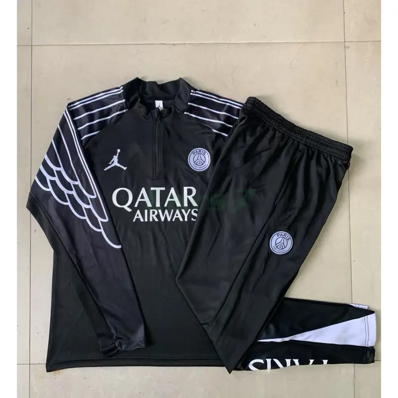 Sudadera De Entrenamiento PSG 2025/2026 Negro con Estampado