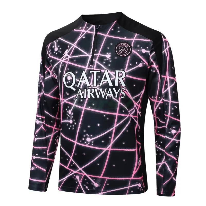 Sudadera De Entrenamiento PSG 2025/2026 Negro con Estampado de Cielo Estrellado
