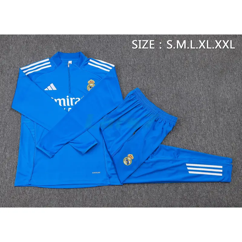 Sudadera De Entrenamiento Real Madrid 2025/2026 Azul