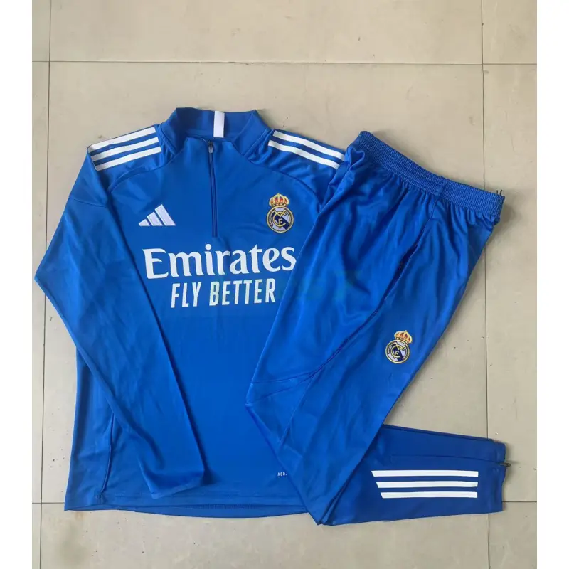 Sudadera De Entrenamiento Real Madrid 2025/2026 Azul