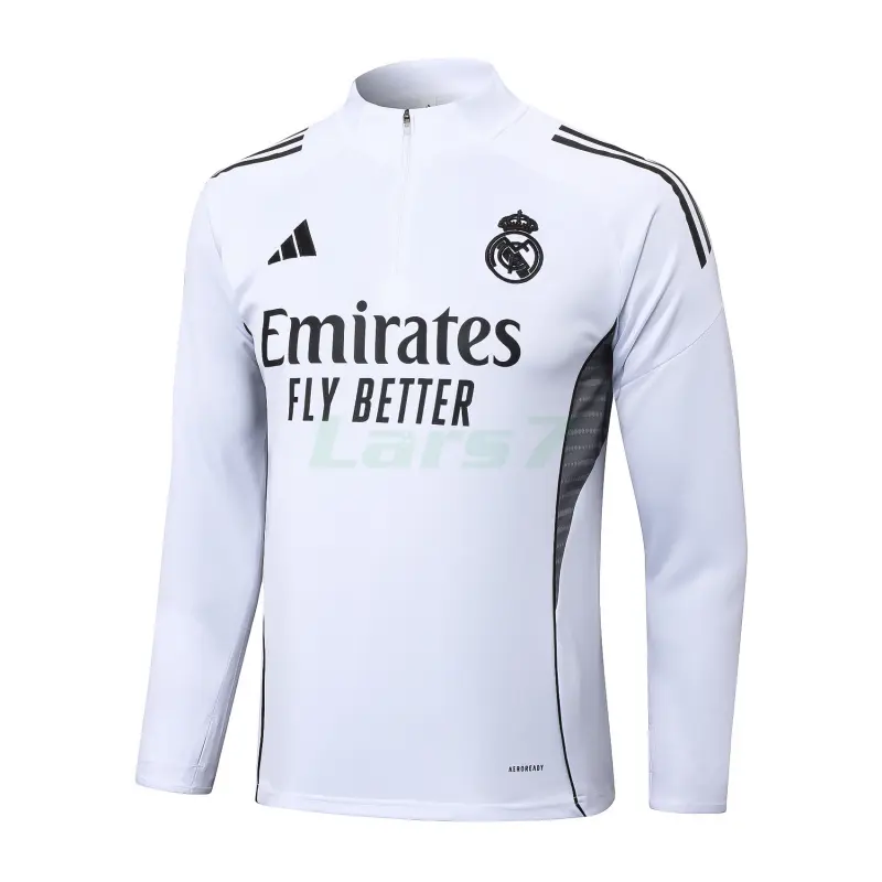 Sudadera De Entrenamiento Real Madrid 2025/2026 Blanco