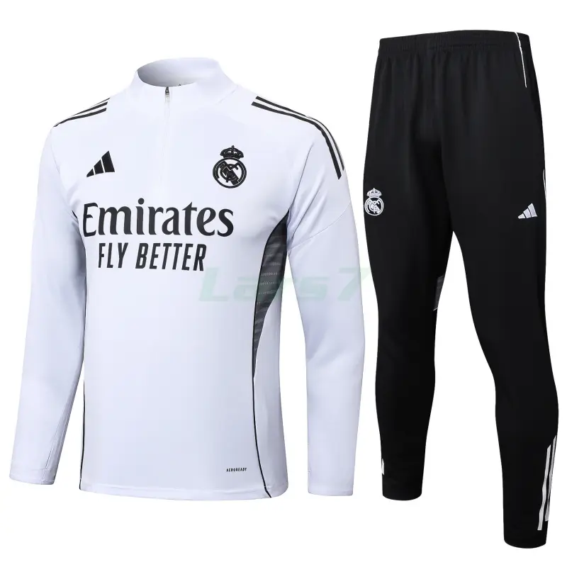 Sudadera De Entrenamiento Real Madrid 2025/2026 Blanco
