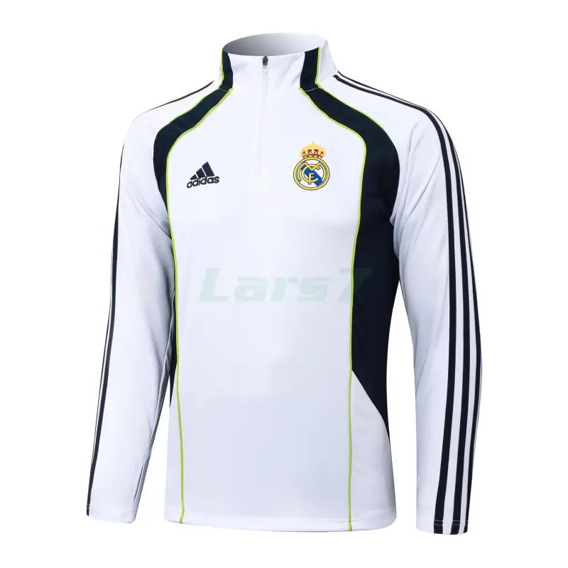 Sudadera De Entrenamiento Real Madrid 2025/2026 Blanco/Azul Marino