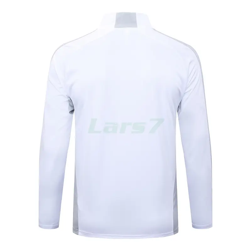 Sudadera De Entrenamiento Real Madrid 2025/2026 Blanco/Gris
